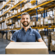 Persona en almacén Fulfillment eCommerce